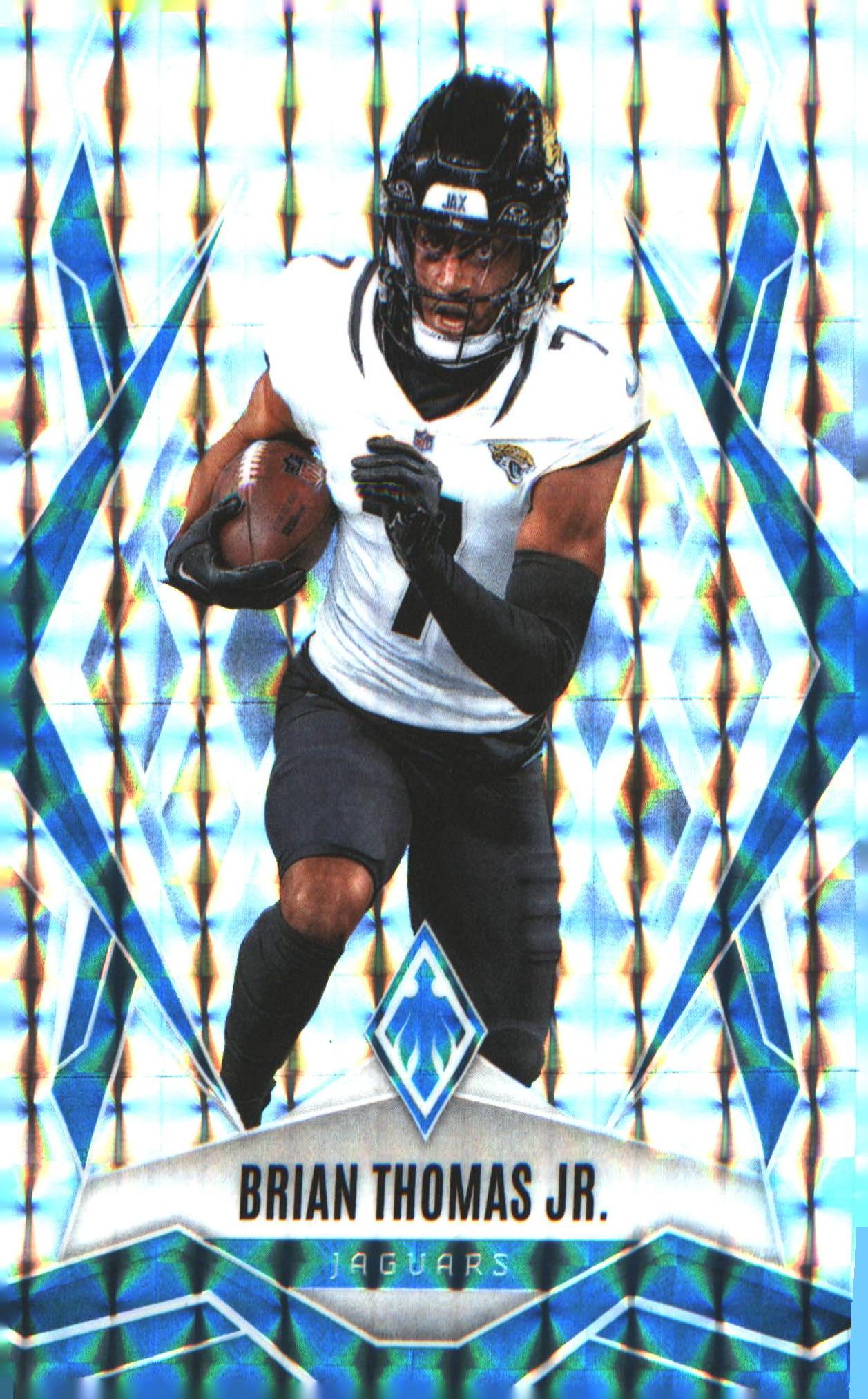 2025 Panini Phoenix Silver Hyper Prizm #99 Brian Thomas Jr.