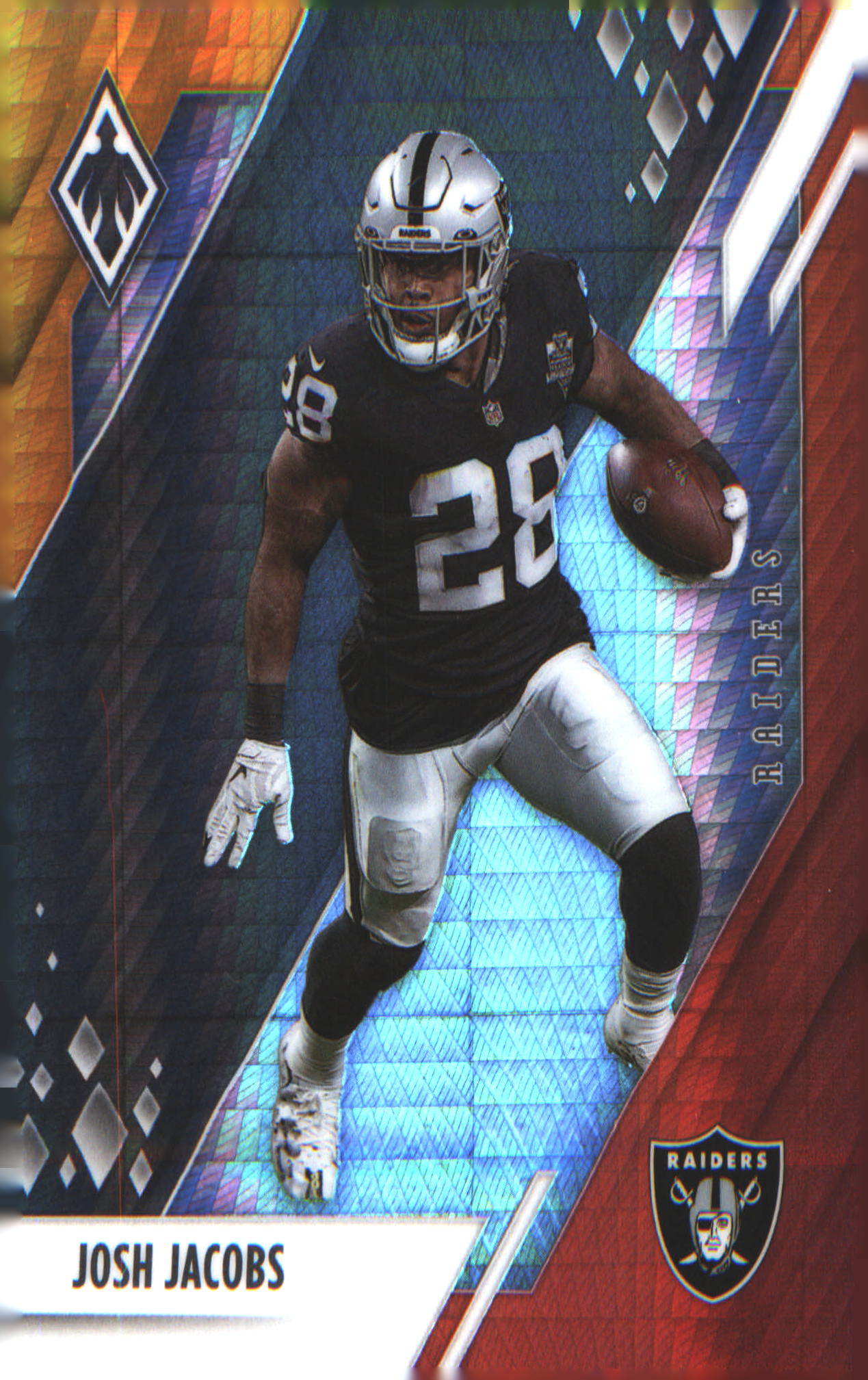 2021 Panini Phoenix Fire Burst #64 Josh Jacobs