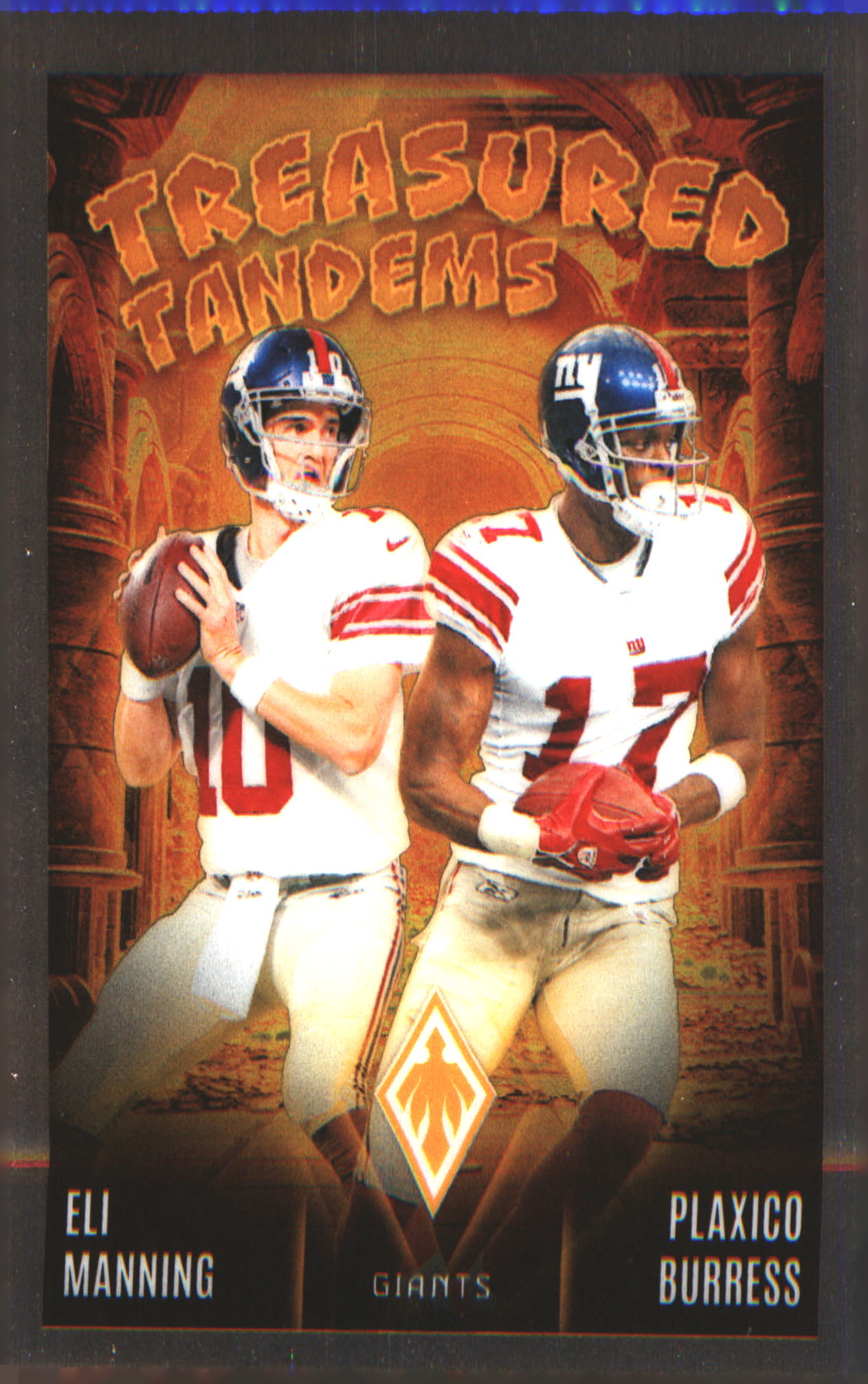2024 Panini Phoenix Treasured Tandems #TT-NYG Eli Manning / Plaxico Burress