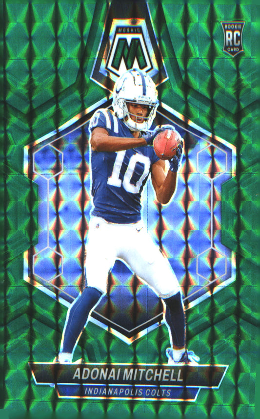 2024 Panini Mosaic Mosaic Green #350 Adonai Mitchell