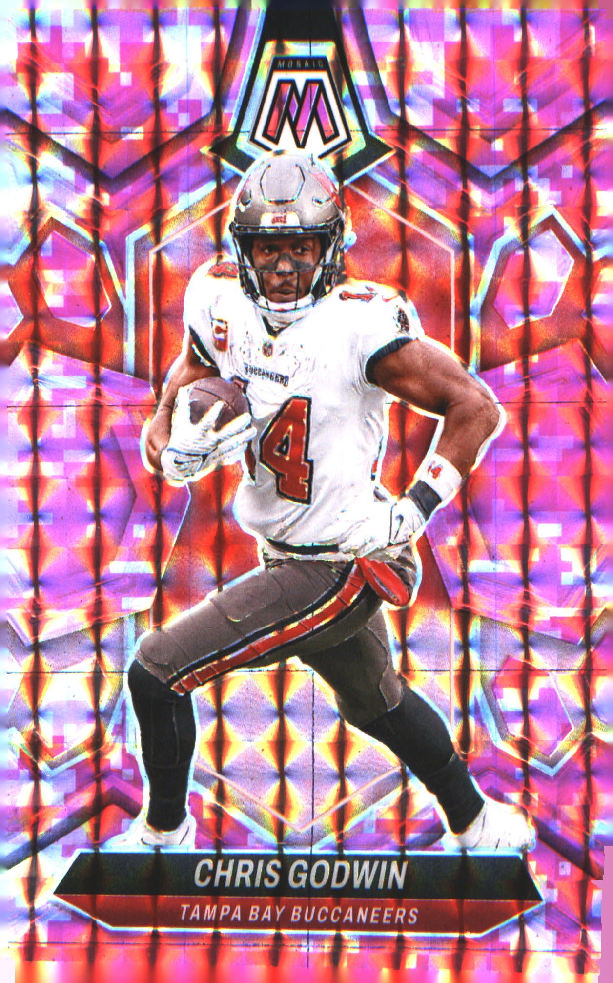 2024 Panini Mosaic Mosaic Camo Pink #207 Chris Godwin