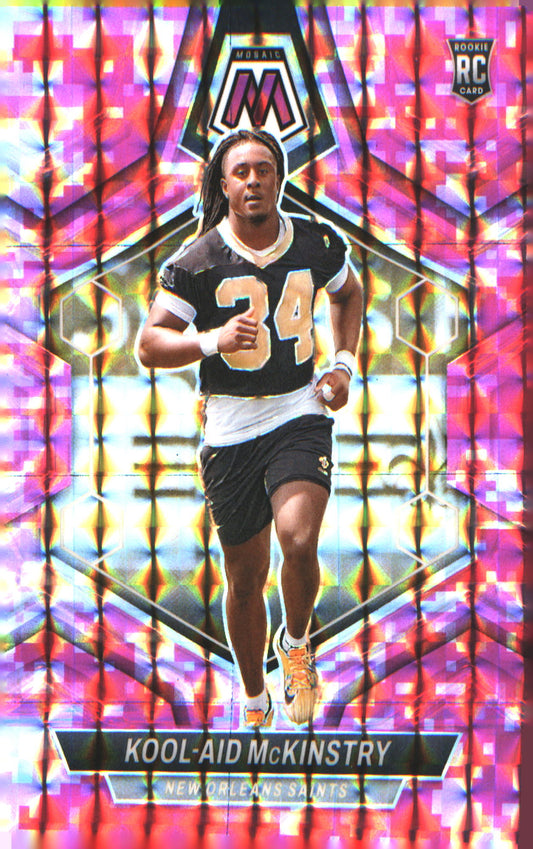 2024 Panini Mosaic Mosaic Camo Pink #341 Kool-Aid McKinstry
