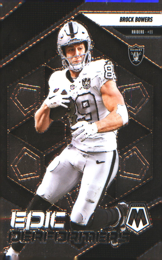 2025 Panini Mosaic Epic Performers #4 Brock Bowers