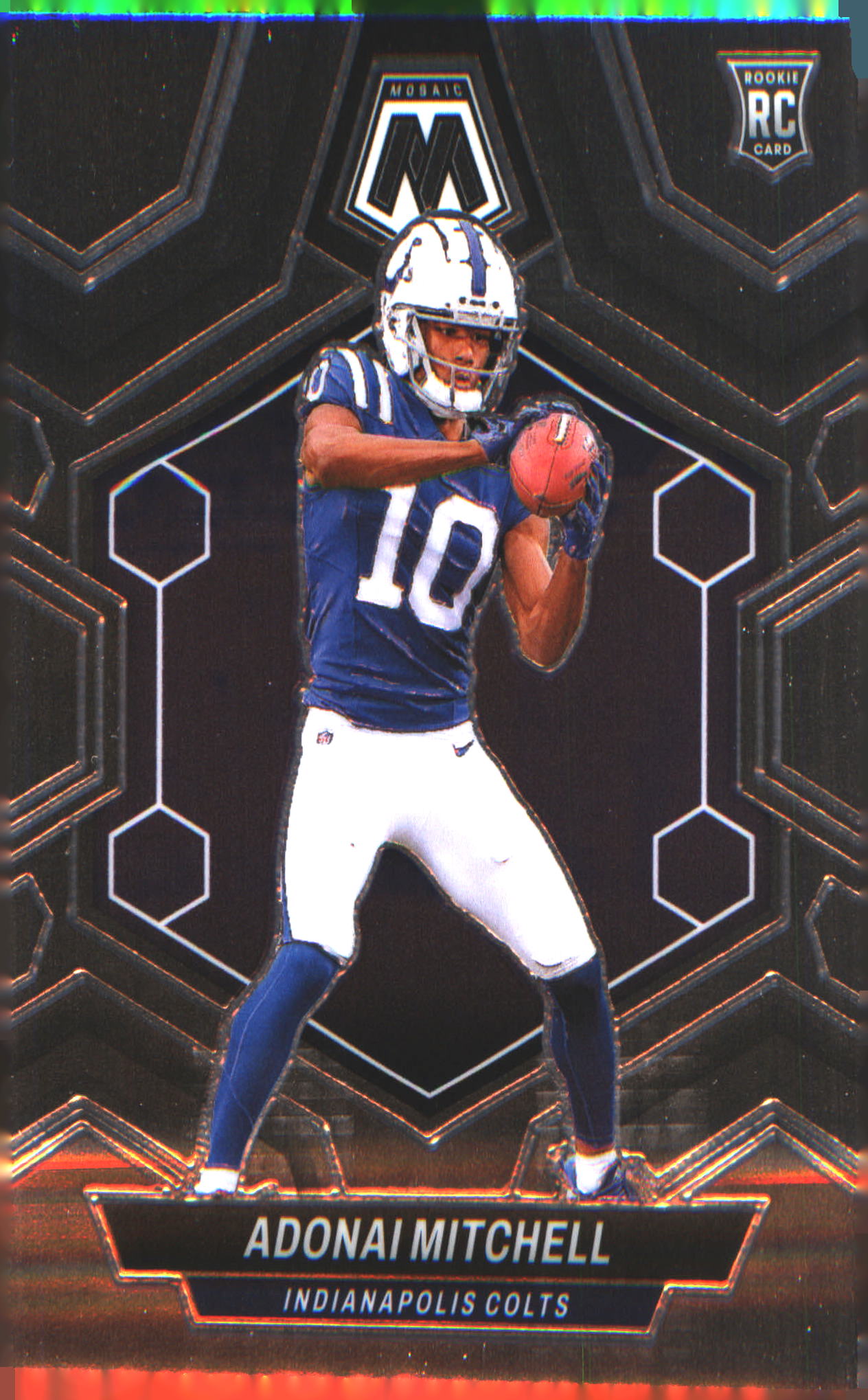 2024 Panini Mosaic #350 Adonai Mitchell Rookie RC