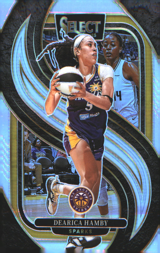2025 Panini Select WNBA Silver Prizms #151 Dearica Hamby