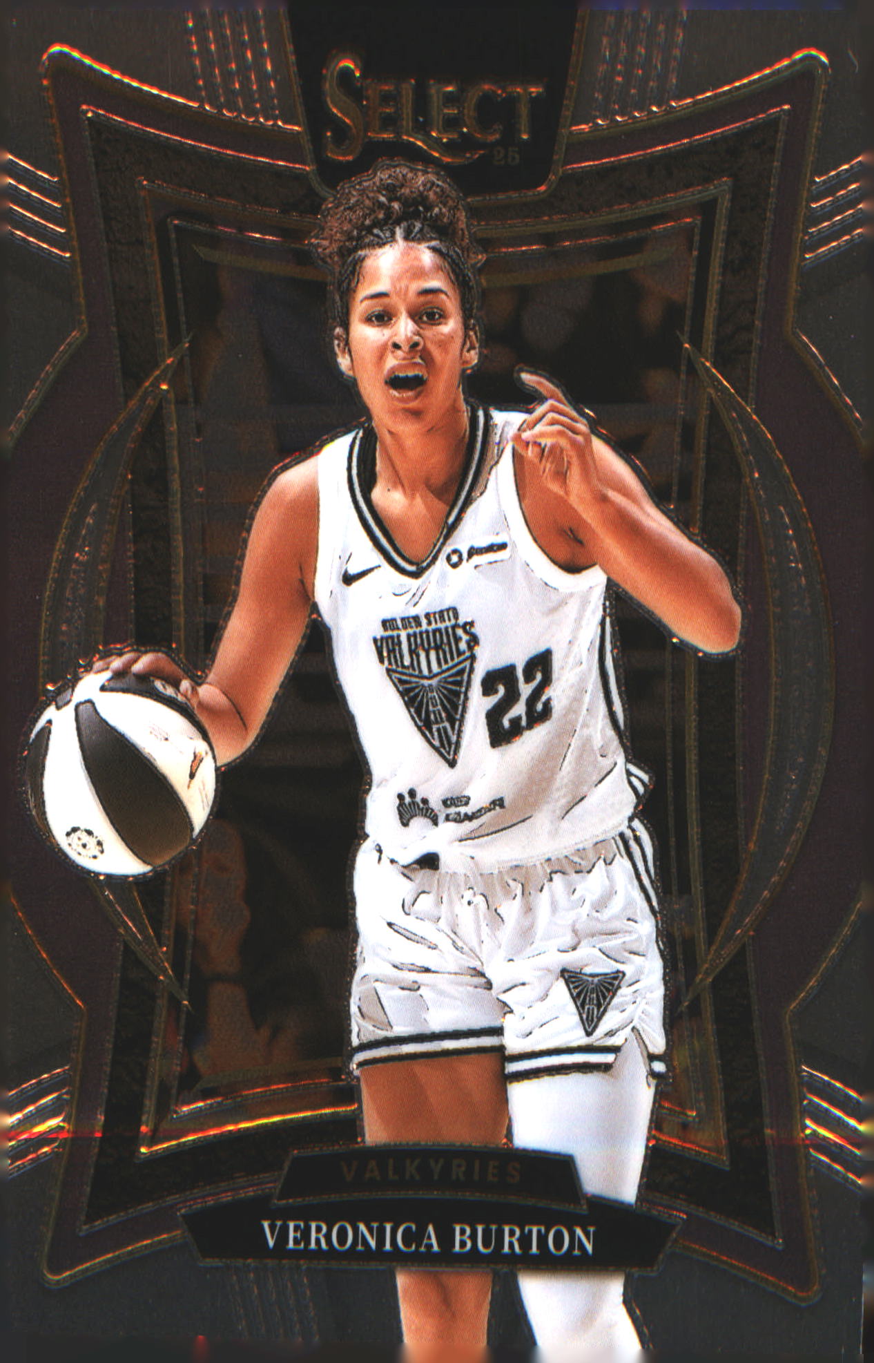 2025 Panini Select WNBA #90 Veronica Burton