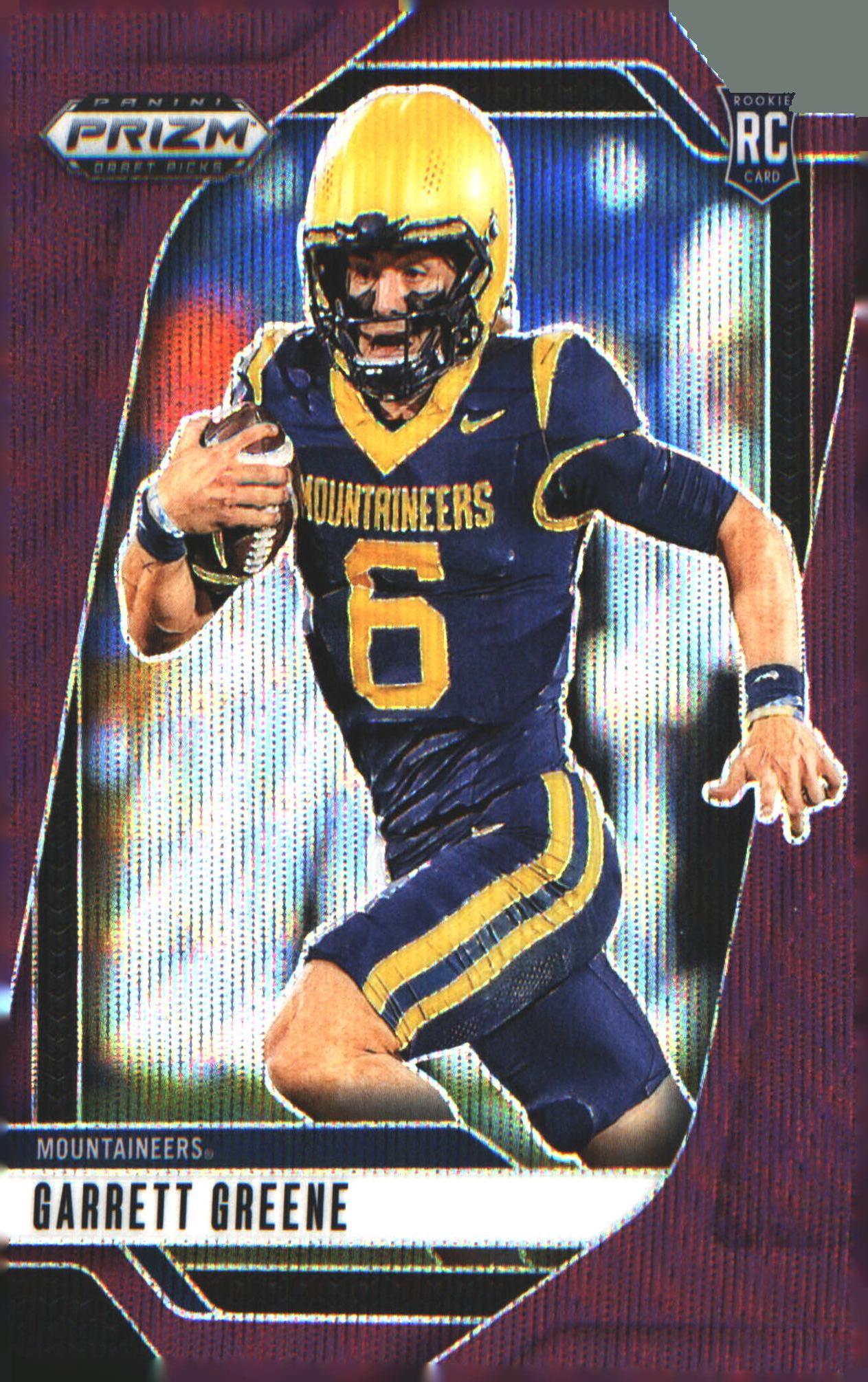 2025 Panini Prizm Draft Picks Prizms Purple Wave #148 Garrett Greene