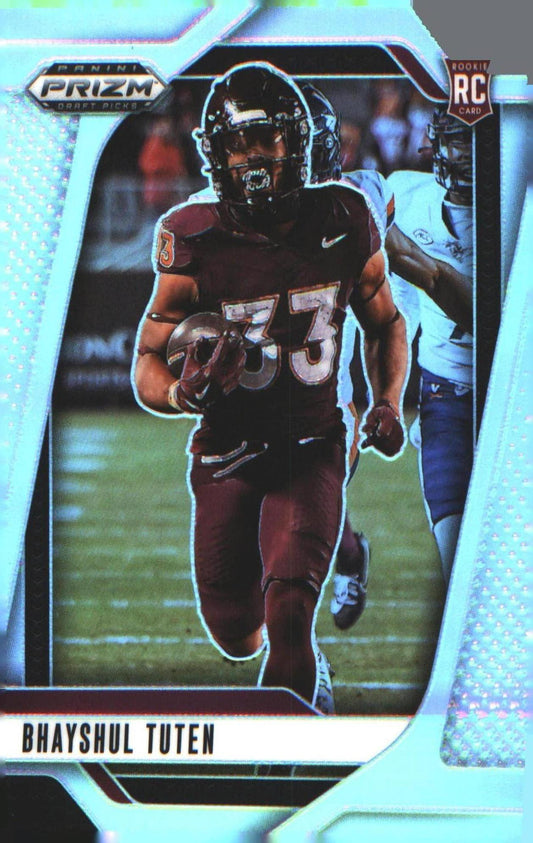 2025 Panini Prizm Draft Picks Prizms Silver #66 Bhayshul Tuten