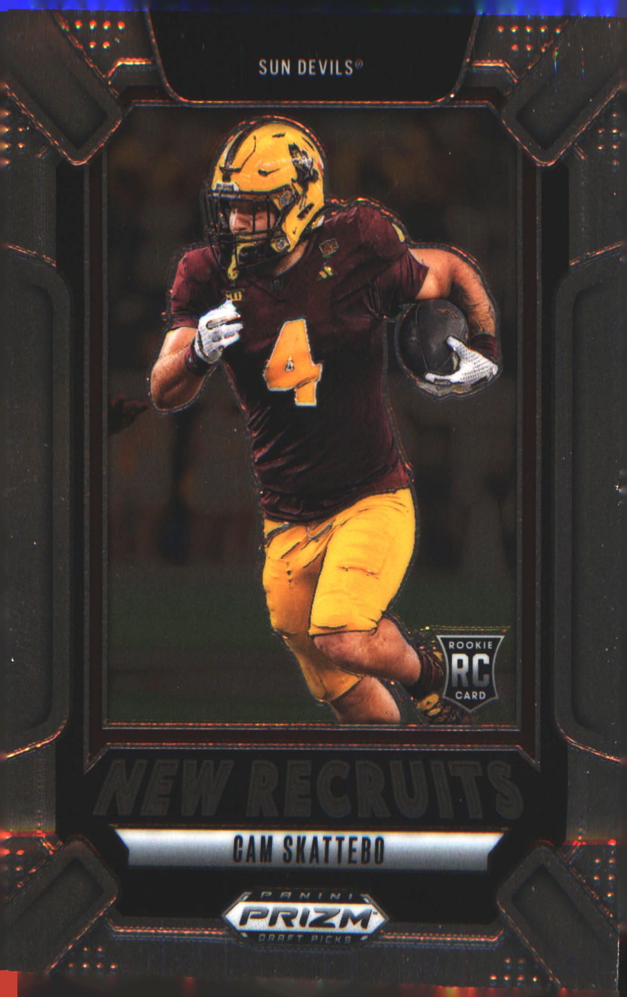 2025 Panini Prizm Draft Picks New Recruits #10 Cam Skattebo