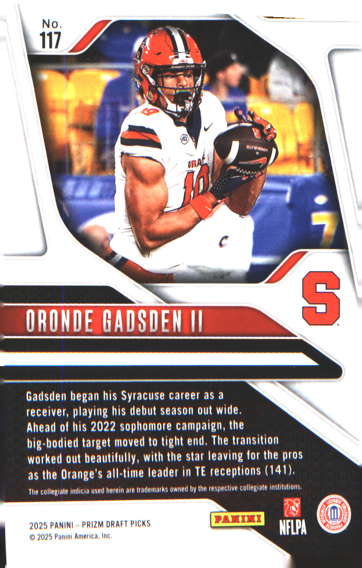 2025 Panini Prizm Draft Picks #117 Oronde Gadsden II