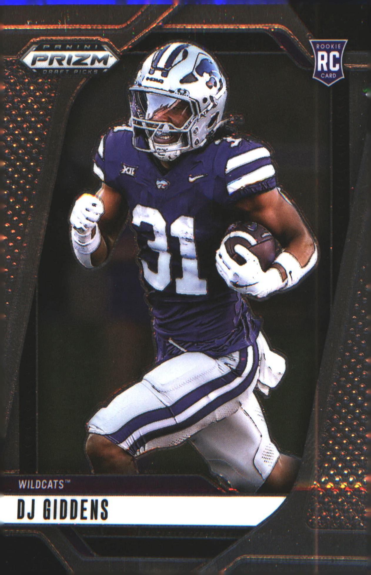 2025 Panini Prizm Draft Picks #44 DJ Giddens