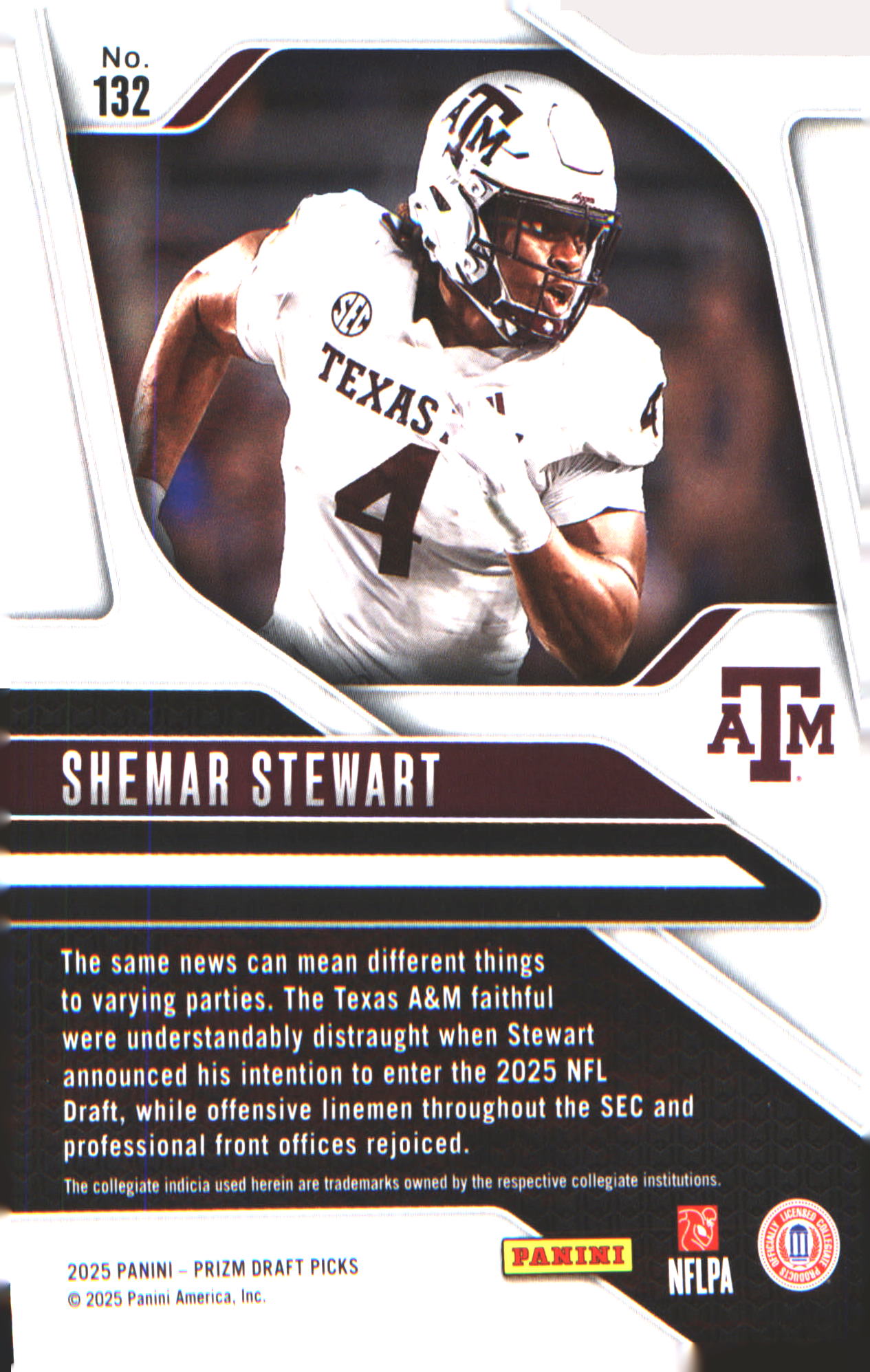 2025 Panini Prizm Draft Picks #132 Shemar Stewart