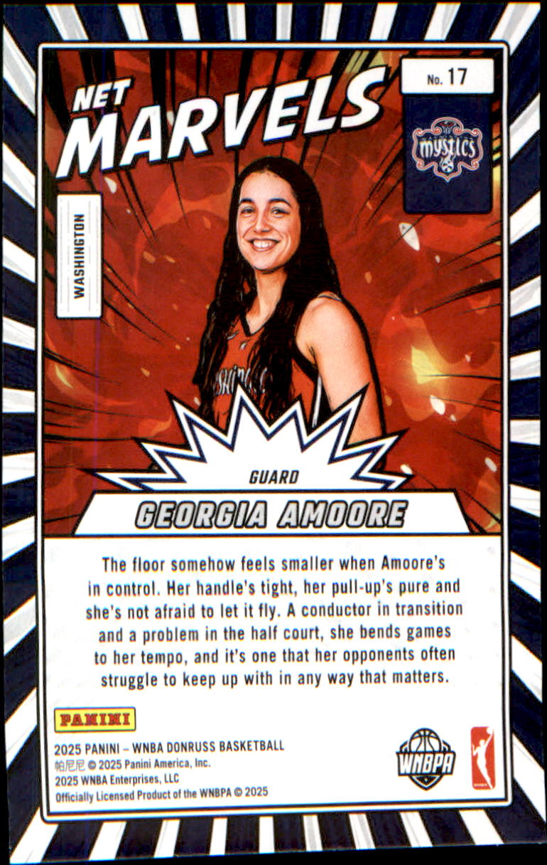 2025 Donruss WNBA Net Marvels #17 Georgia Amoore