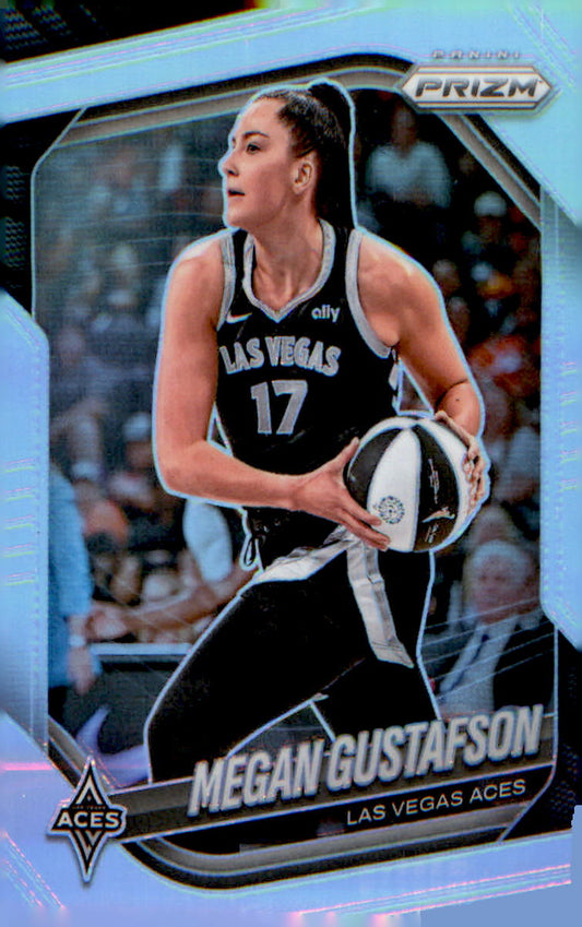 2025 Panini Prizm WNBA Silver Prizms #49 Megan Gustafson