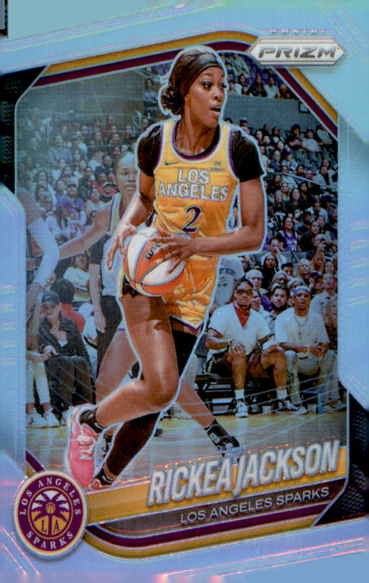 2025 Panini Prizm WNBA Silver Prizms #118 Rickea Jackson