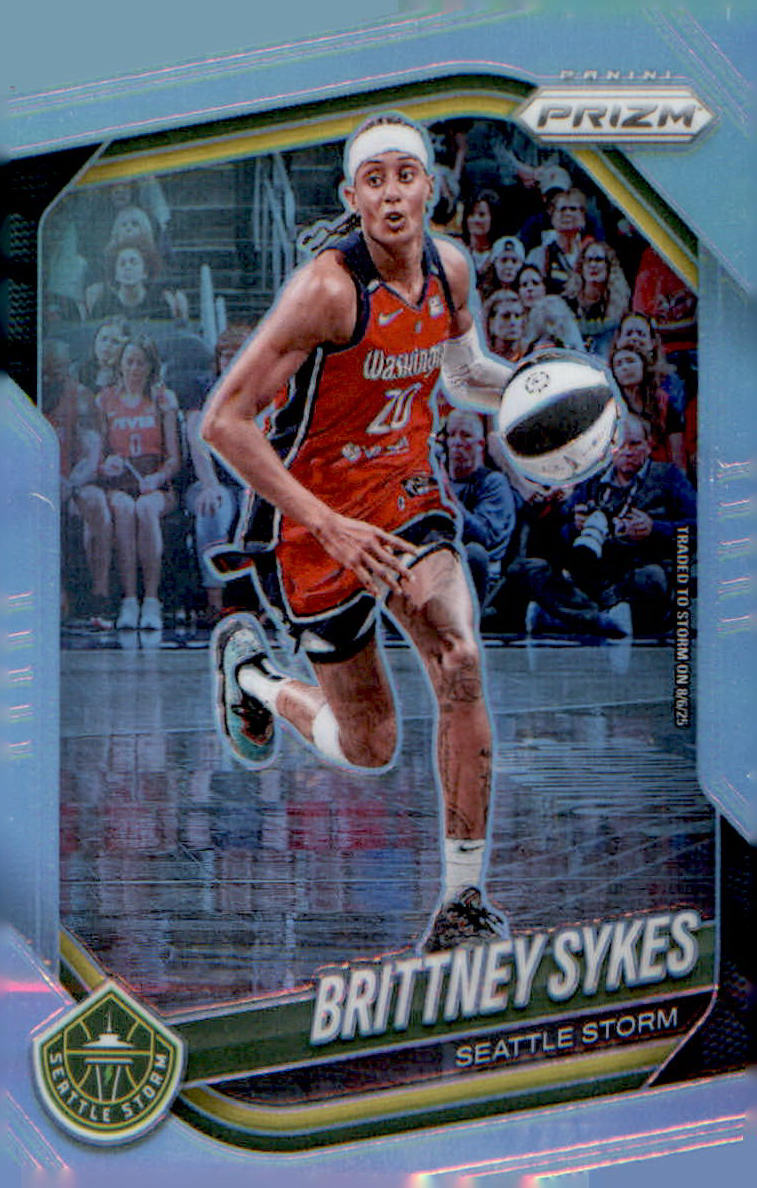 2025 Panini Prizm WNBA Silver Prizms #121 Brittney Sykes