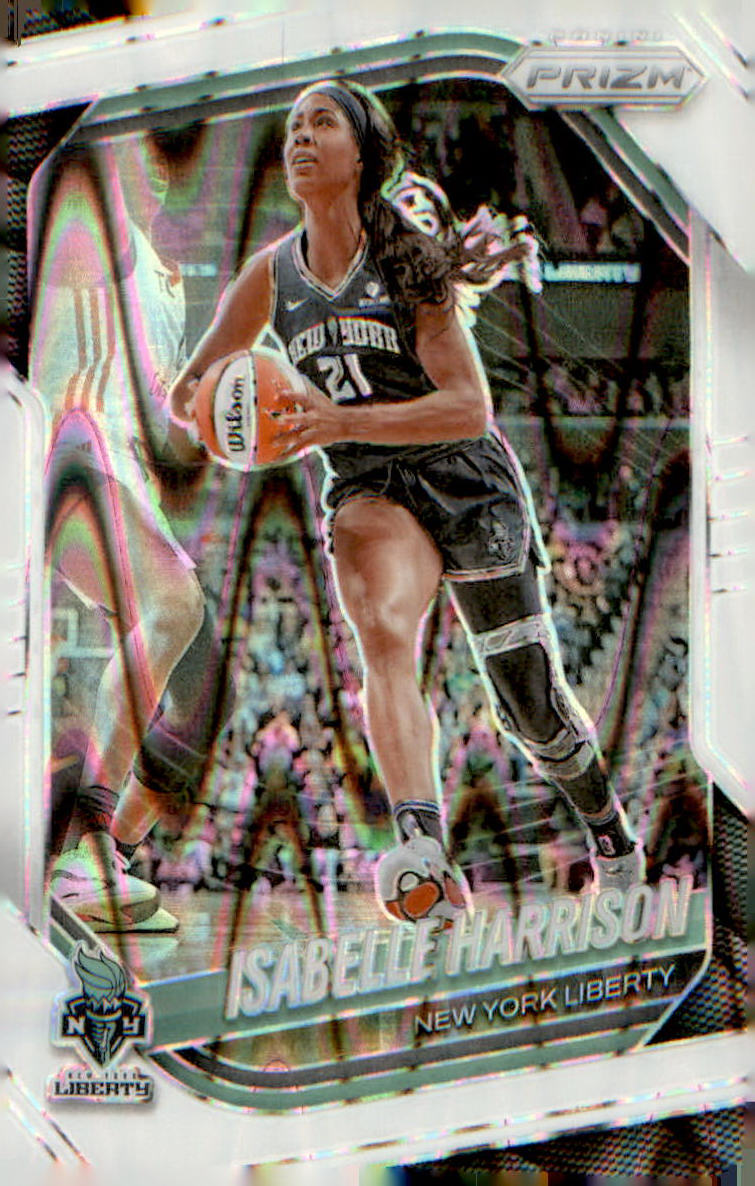 2025 Panini Prizm WNBA White Seismic Prizms #12 Isabelle Harrison