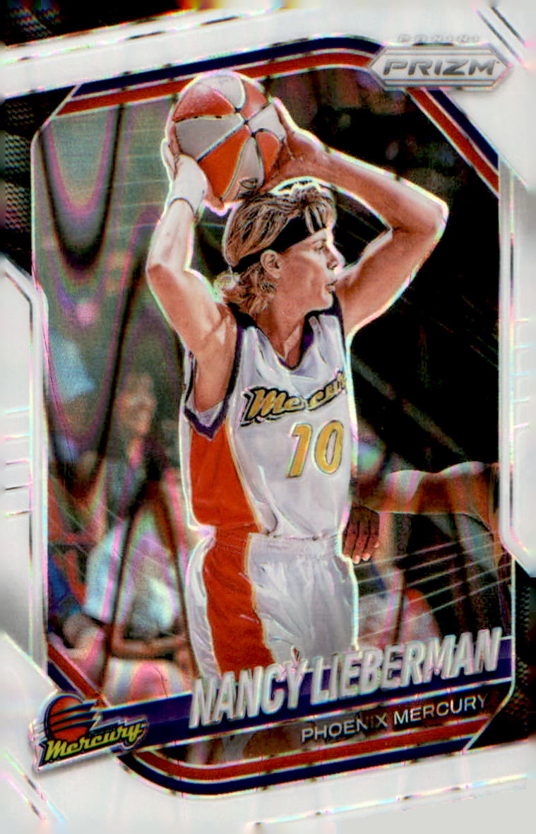 2025 Panini Prizm WNBA White Seismic Prizms #34 Nancy Lieberman