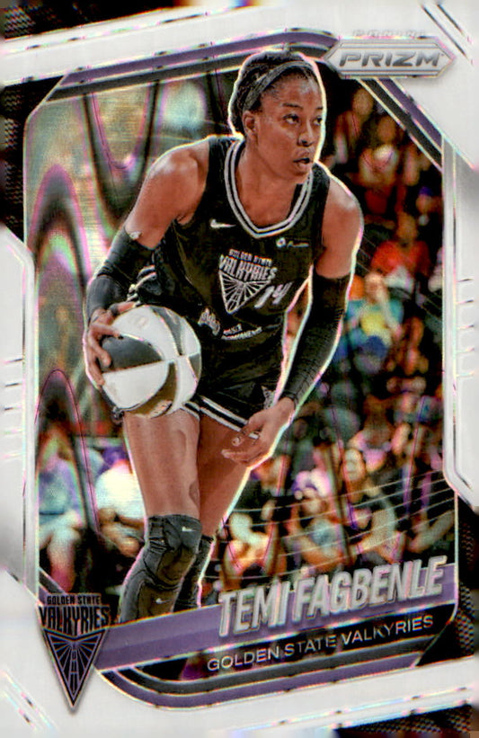 2025 Panini Prizm WNBA White Seismic Prizms #68 Temi Fagbenle