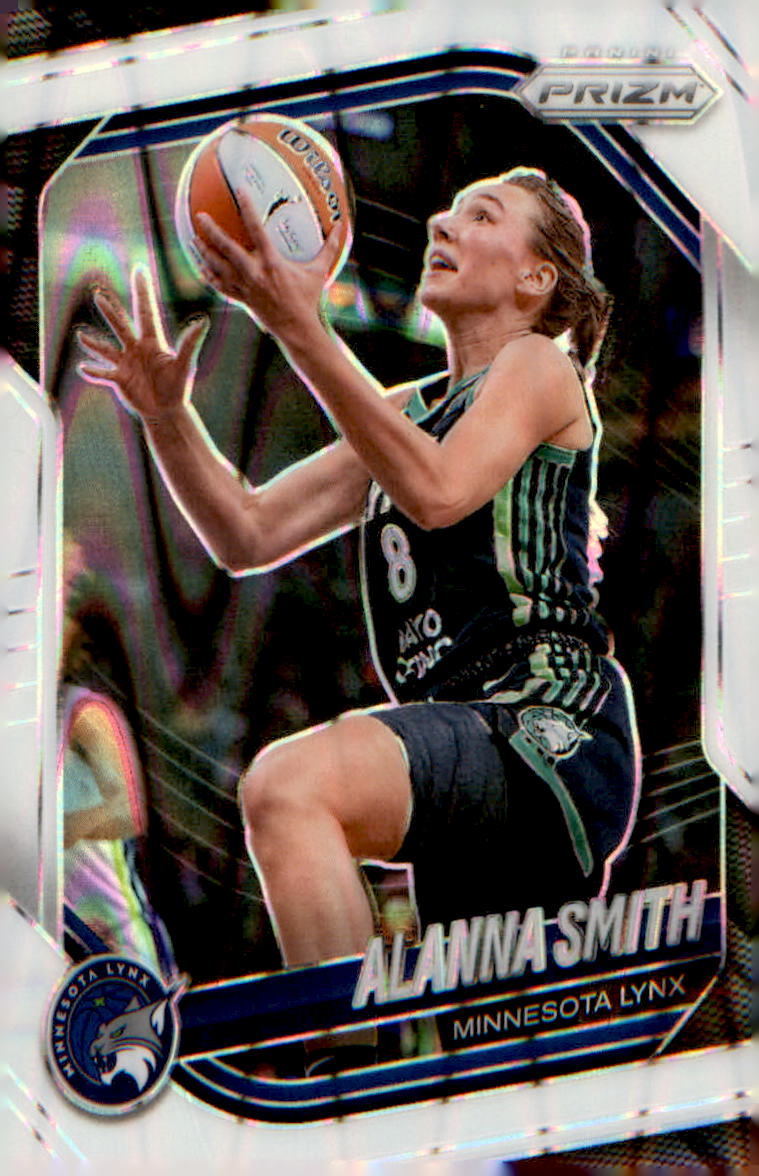 2025 Panini Prizm WNBA White Seismic Prizms #101 Alanna Smith