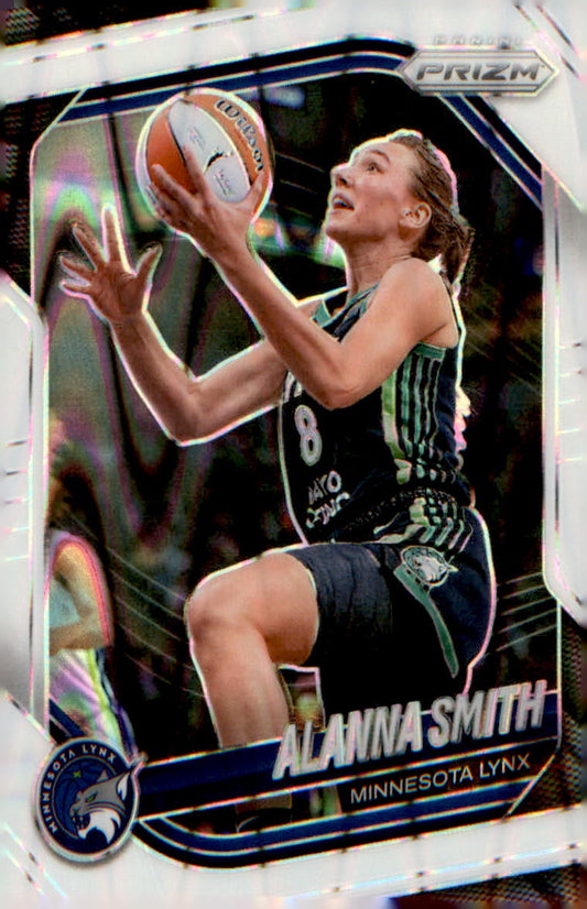 2025 Panini Prizm WNBA White Seismic Prizms #101 Alanna Smith
