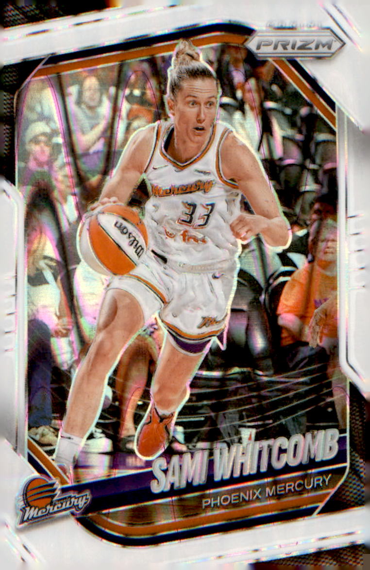 2025 Panini Prizm WNBA White Seismic Prizms #108 Sami Whitcomb