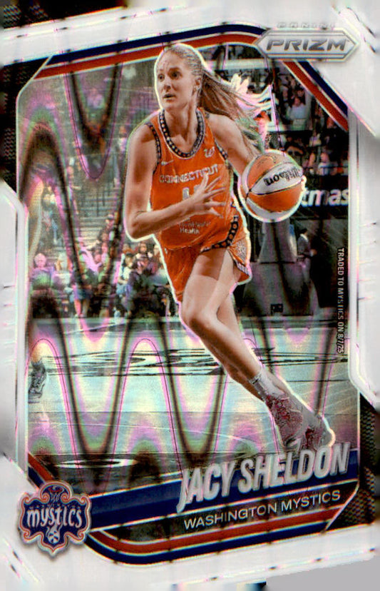 2025 Panini Prizm WNBA White Seismic Prizms #113 Jacy Sheldon
