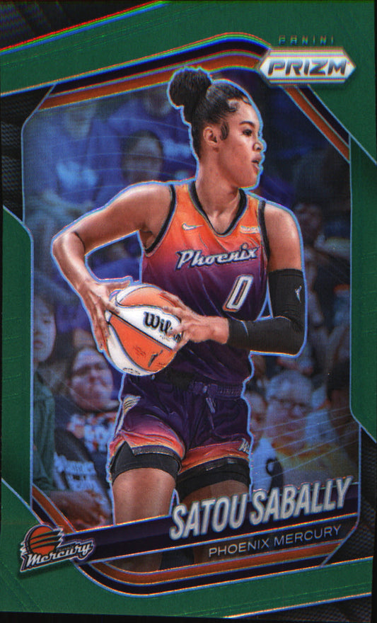2025 Panini Prizm WNBA Green Prizms #4 Satou Sabally