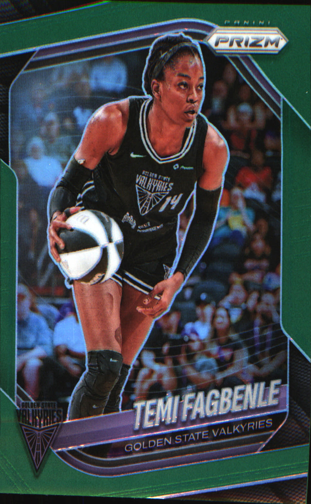 2025 Panini Prizm WNBA Green Prizms #68 Temi Fagbenle