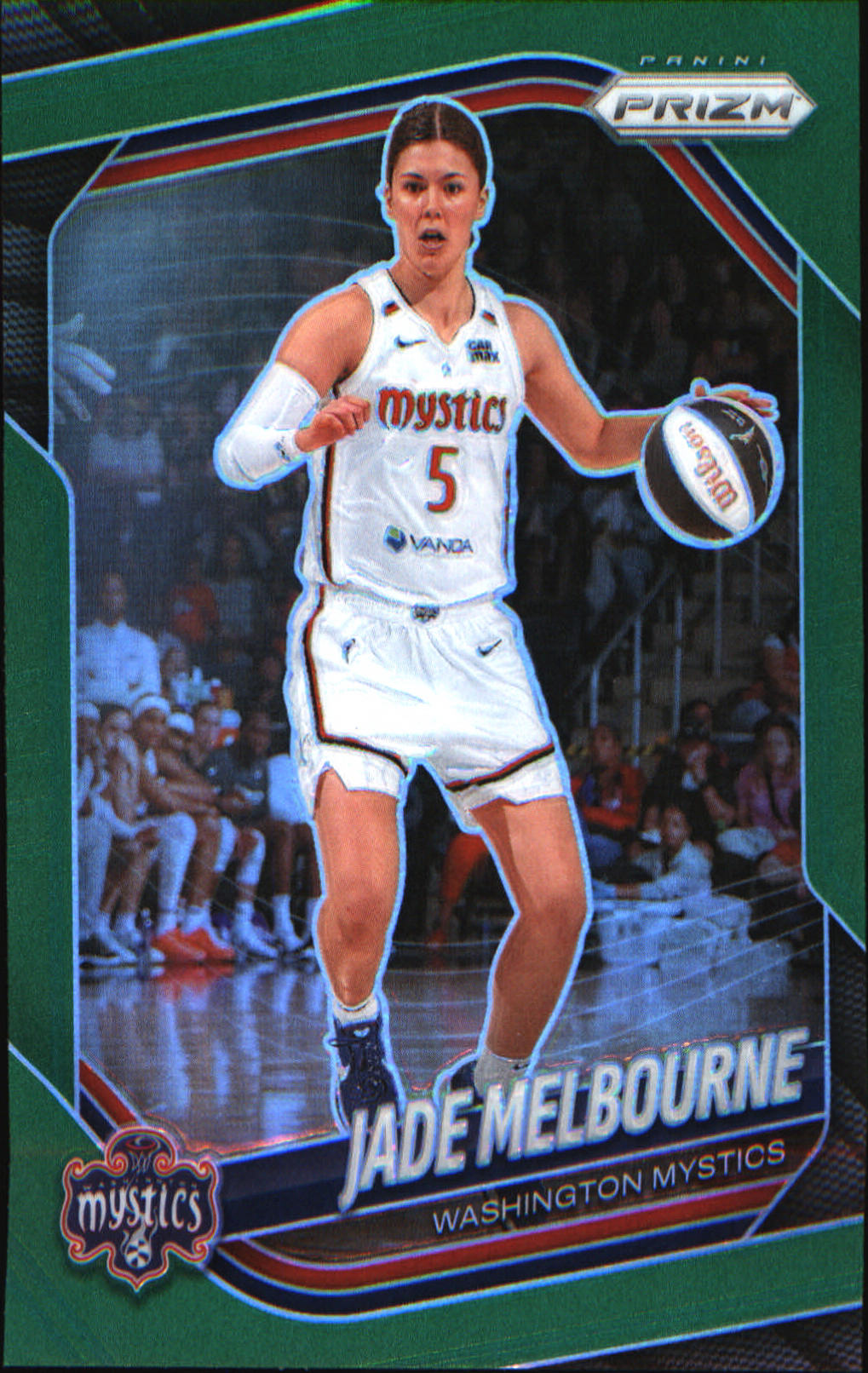 2025 Panini Prizm WNBA Green Prizms #128 Jade Melbourne