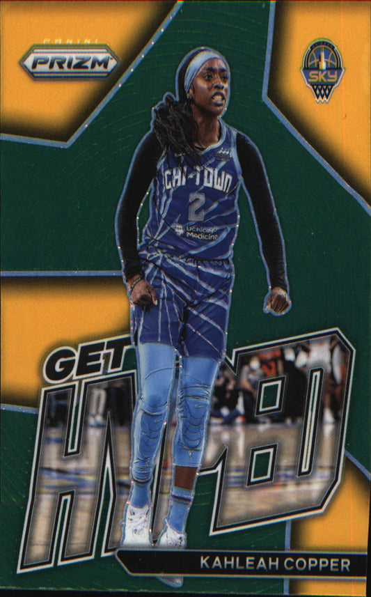2023 Panini Prizm WNBA Get Hyped Green #6 Kahleah Copper