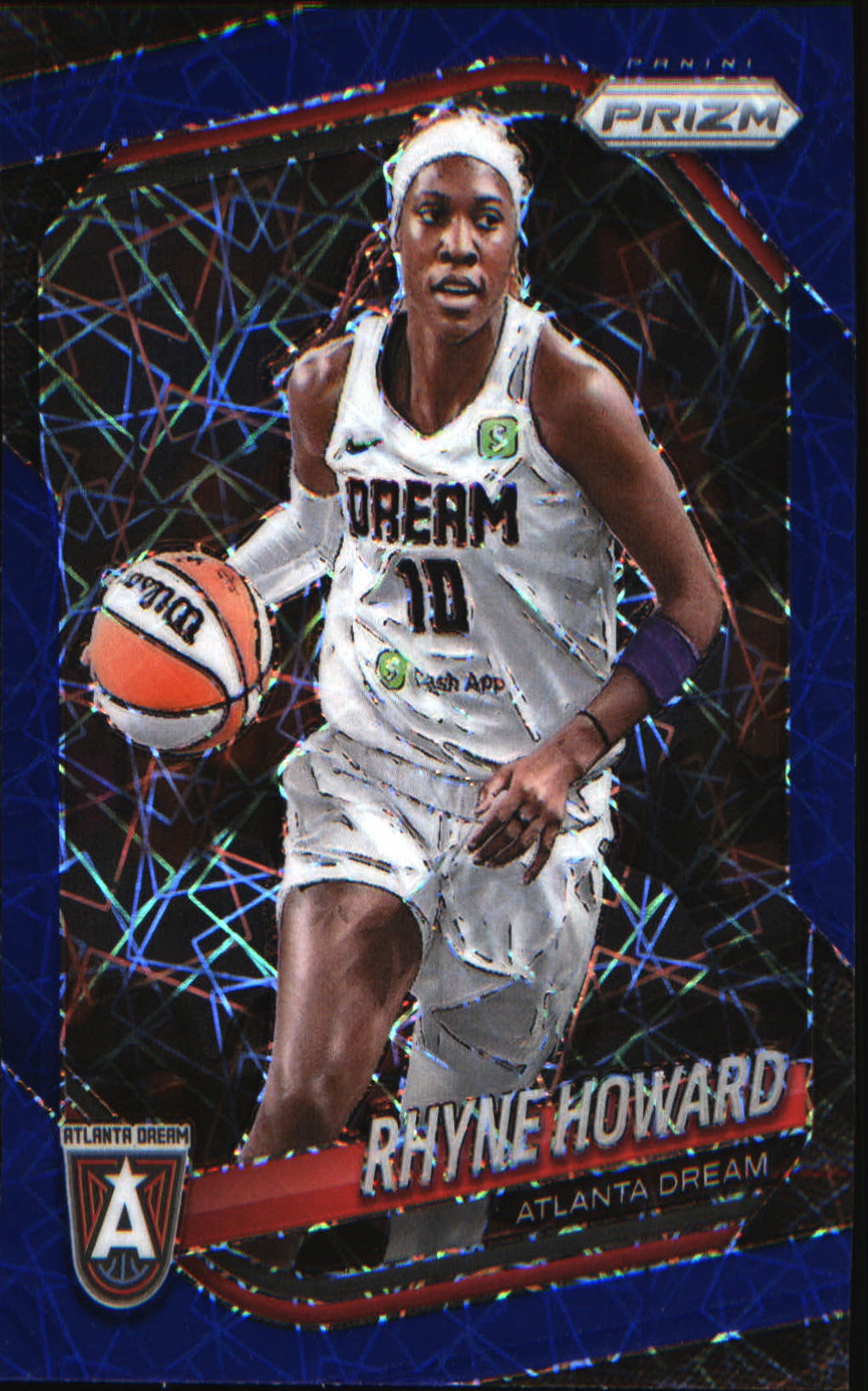 2025 Panini Prizm WNBA Blue Velocity Prizms #11 Rhyne Howard
