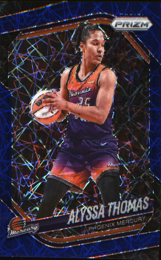 2024 Panini Prizm WNBA Blue Velocity Prizms #44 Alyssa Thomas