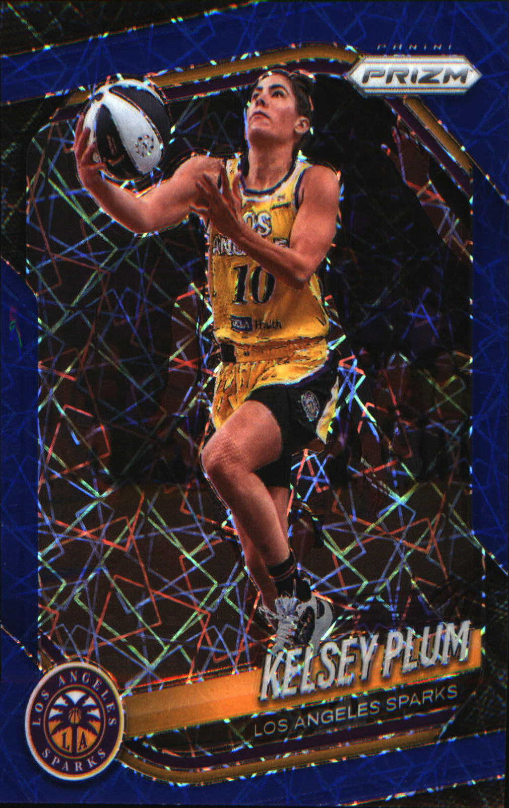 2025 Panini Prizm WNBA Blue Velocity Prizms #59 Kelsey Plum