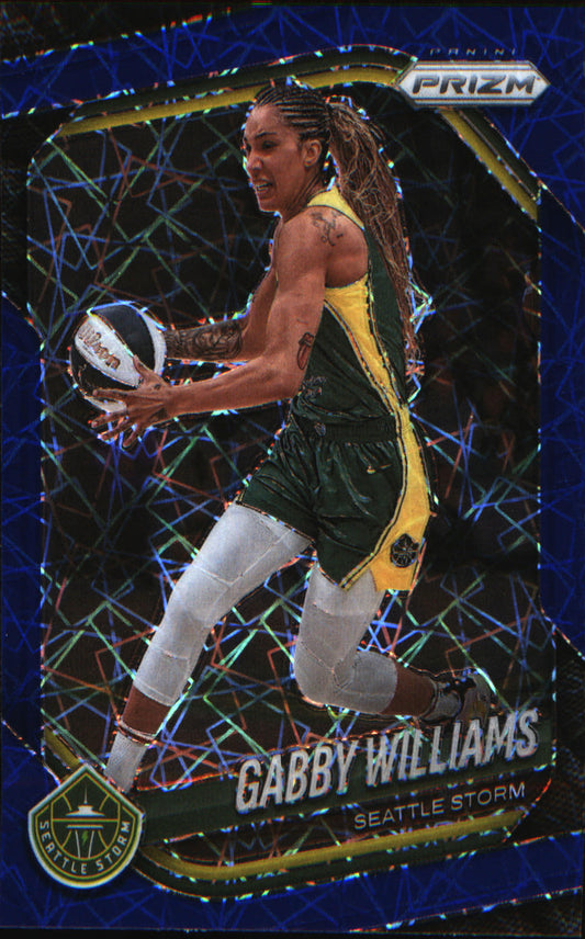 2025 Panini Prizm WNBA Blue Velocity Prizms #77 Gabby Williams