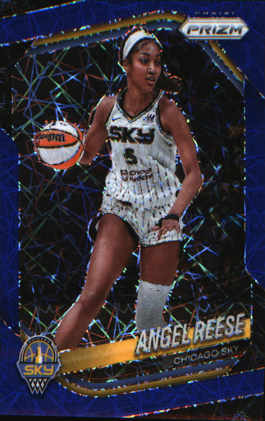 2025 Panini Prizm WNBA Blue Velocity Prizms #92 Angel Reese