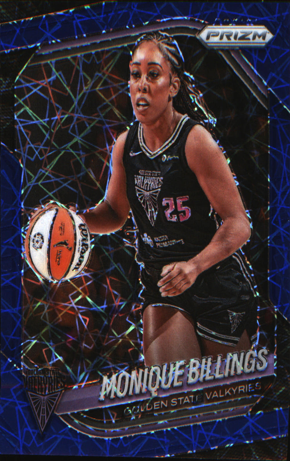 2025 Panini Prizm WNBA Blue Velocity Prizms #99 Monique Billings