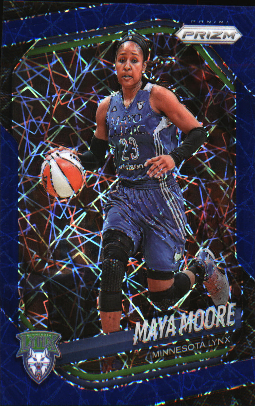 2025 Panini Prizm WNBA Blue Velocity Prizms #135 Maya Moore