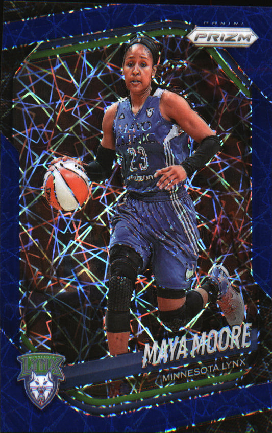 2025 Panini Prizm WNBA Blue Velocity Prizms #135 Maya Moore