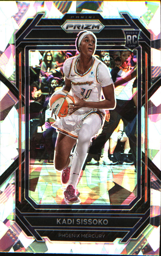 2023 Panini Prizm WNBA Ice Prizm #144 Kadi Sissoko Rookie RC