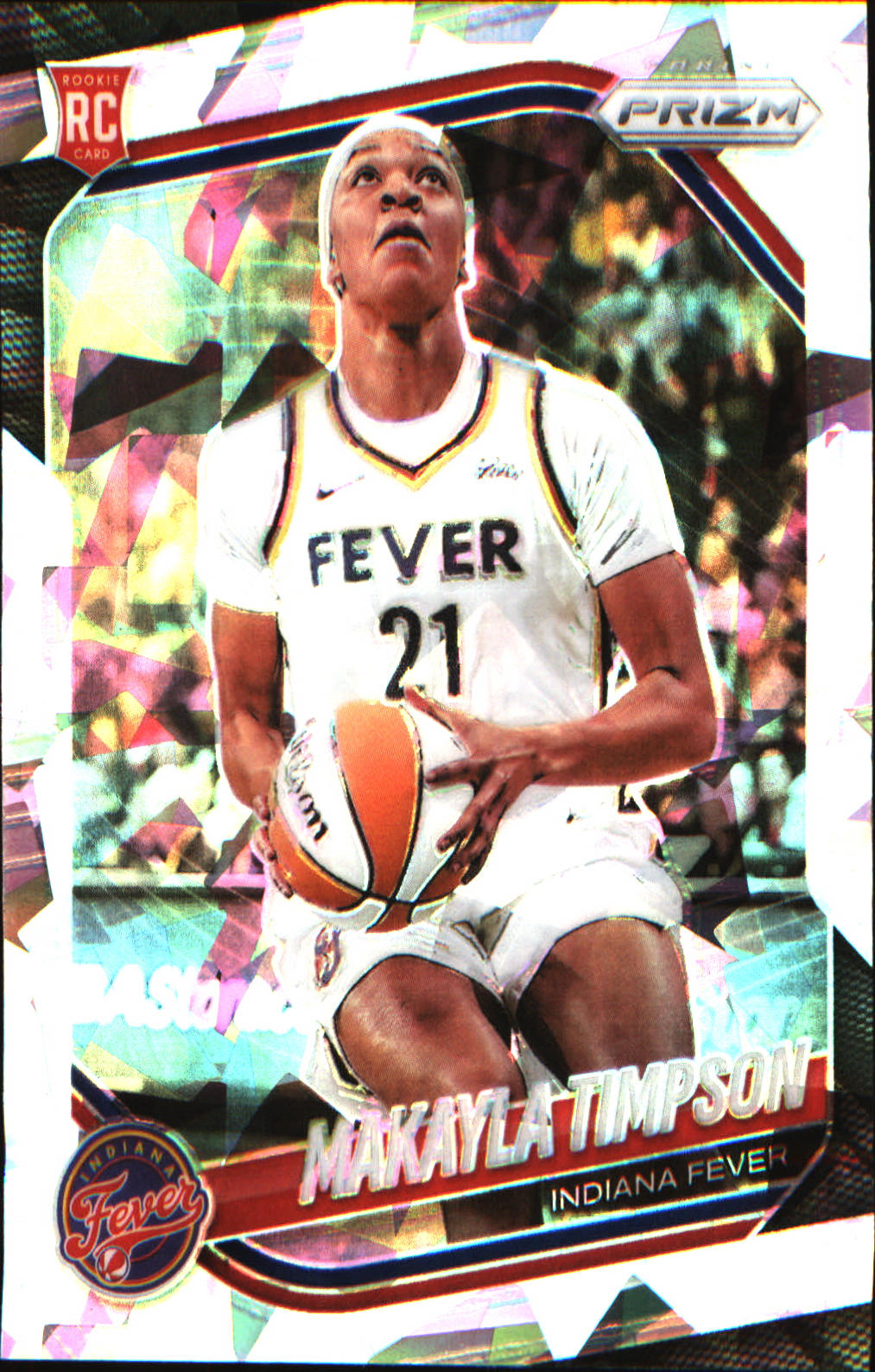 2025 Panini Prizm WNBA Ice Prizm #14 Makayla Timpson