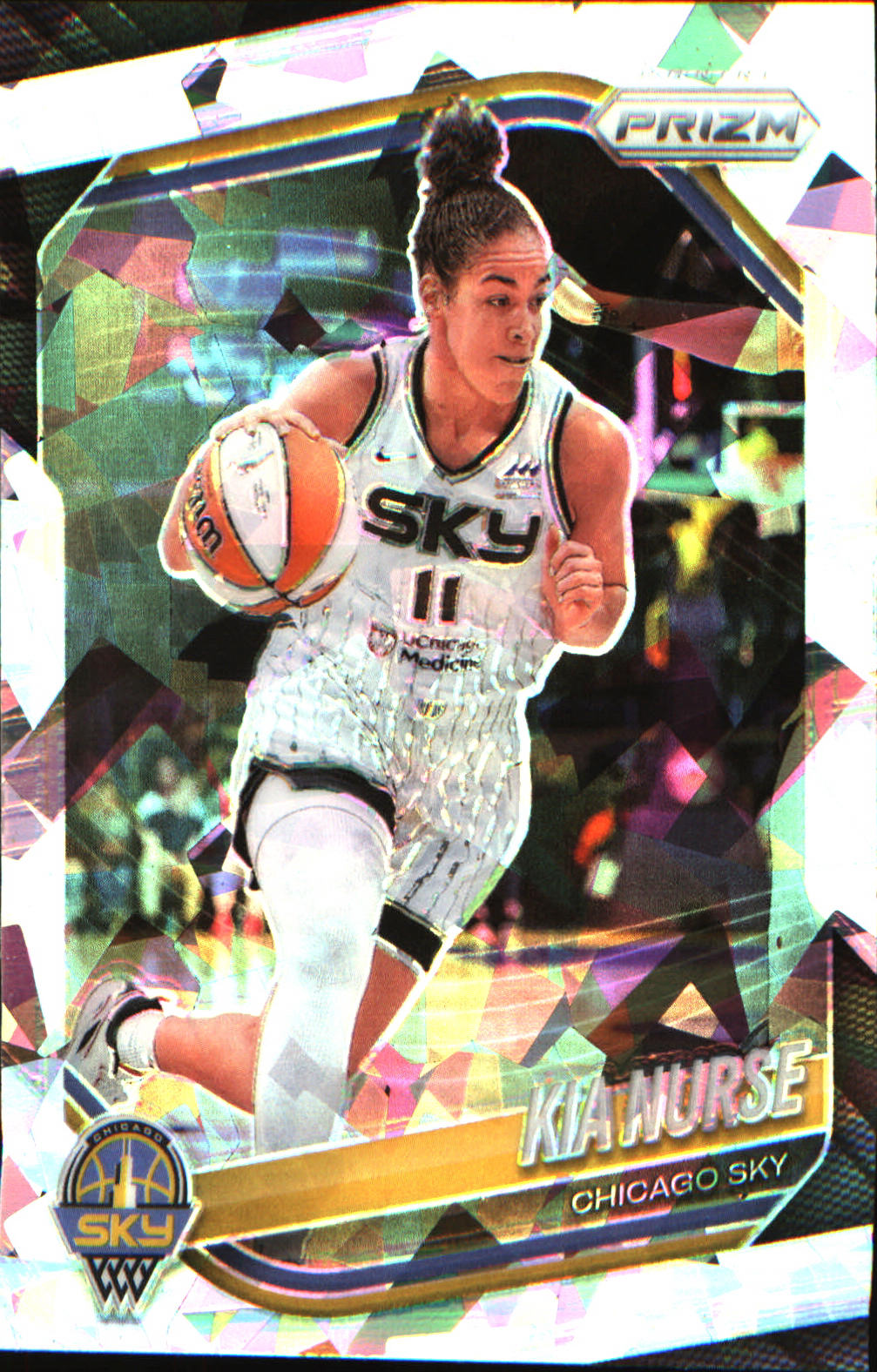 2025 Panini Prizm WNBA Ice Prizm #24 Kia Nurse