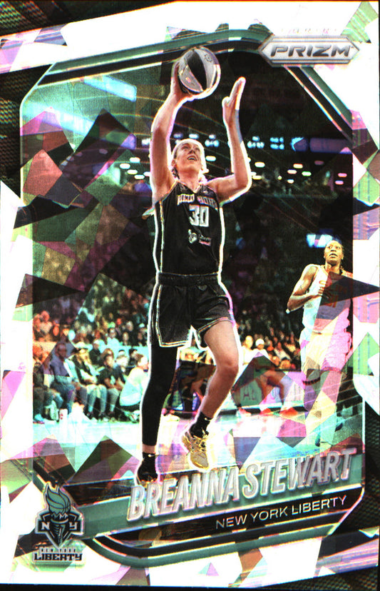 2025 Panini Prizm WNBA Ice Prizm #26 Breanna Stewart
