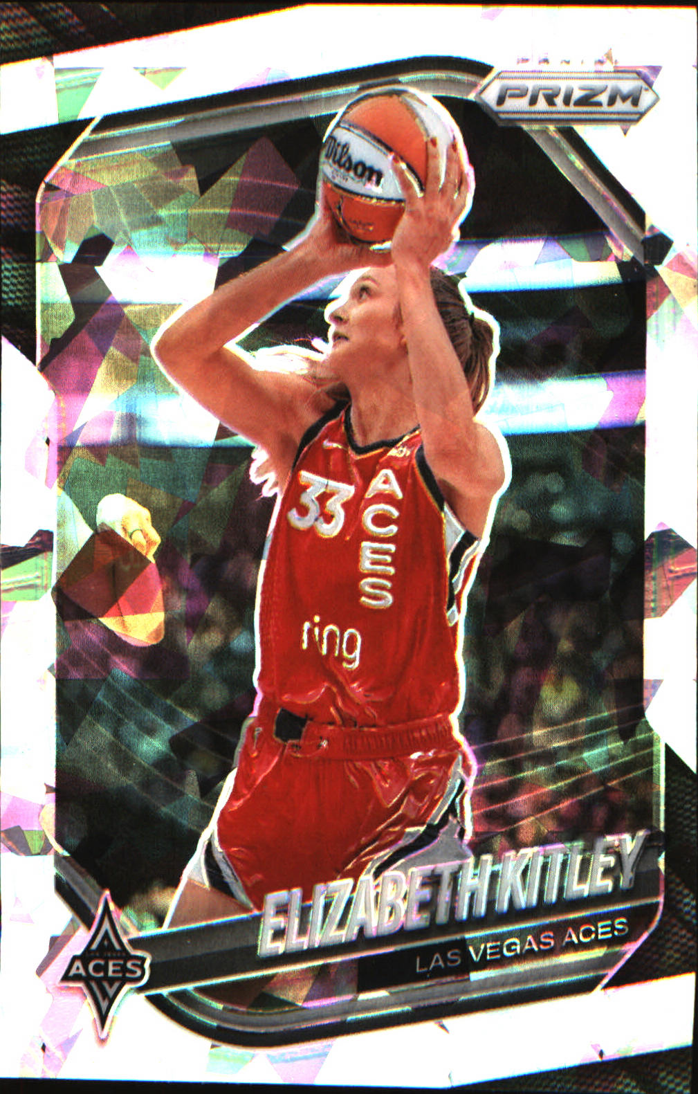 2025 Panini Prizm WNBA Ice Prizm #41 Elizabeth Kitley