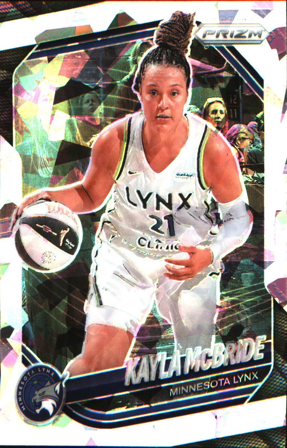 2025 Panini Prizm WNBA Ice Prizm #45 Kayla McBride