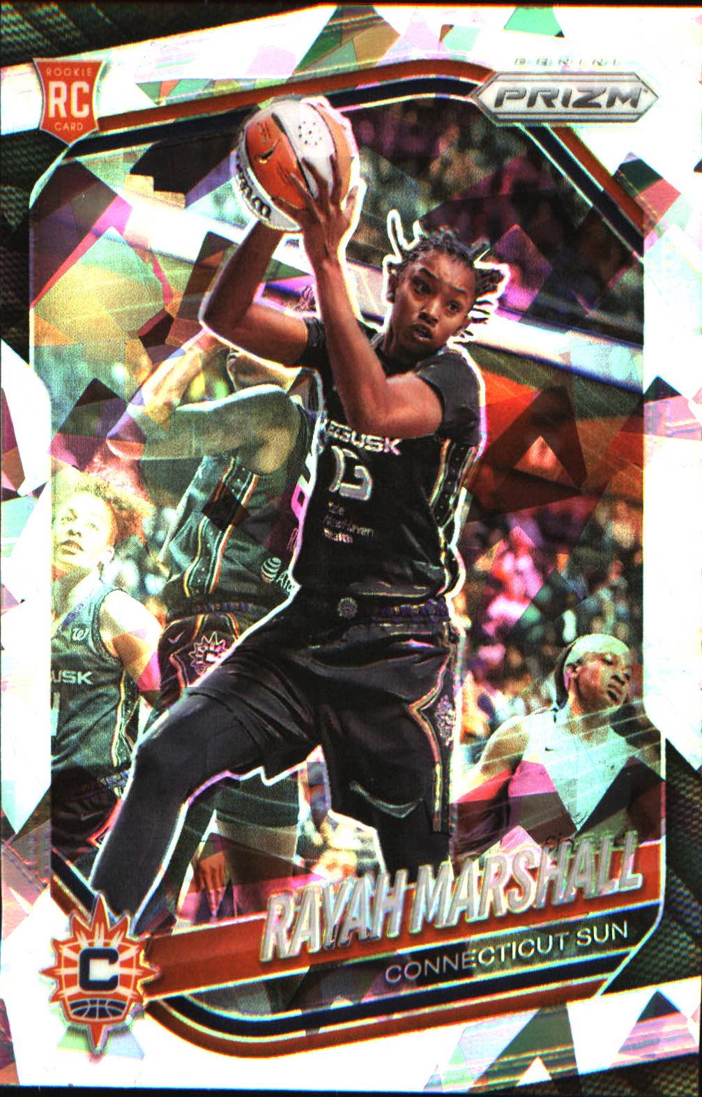 2025 Panini Prizm WNBA Ice Prizm #47 Rayah Marshall