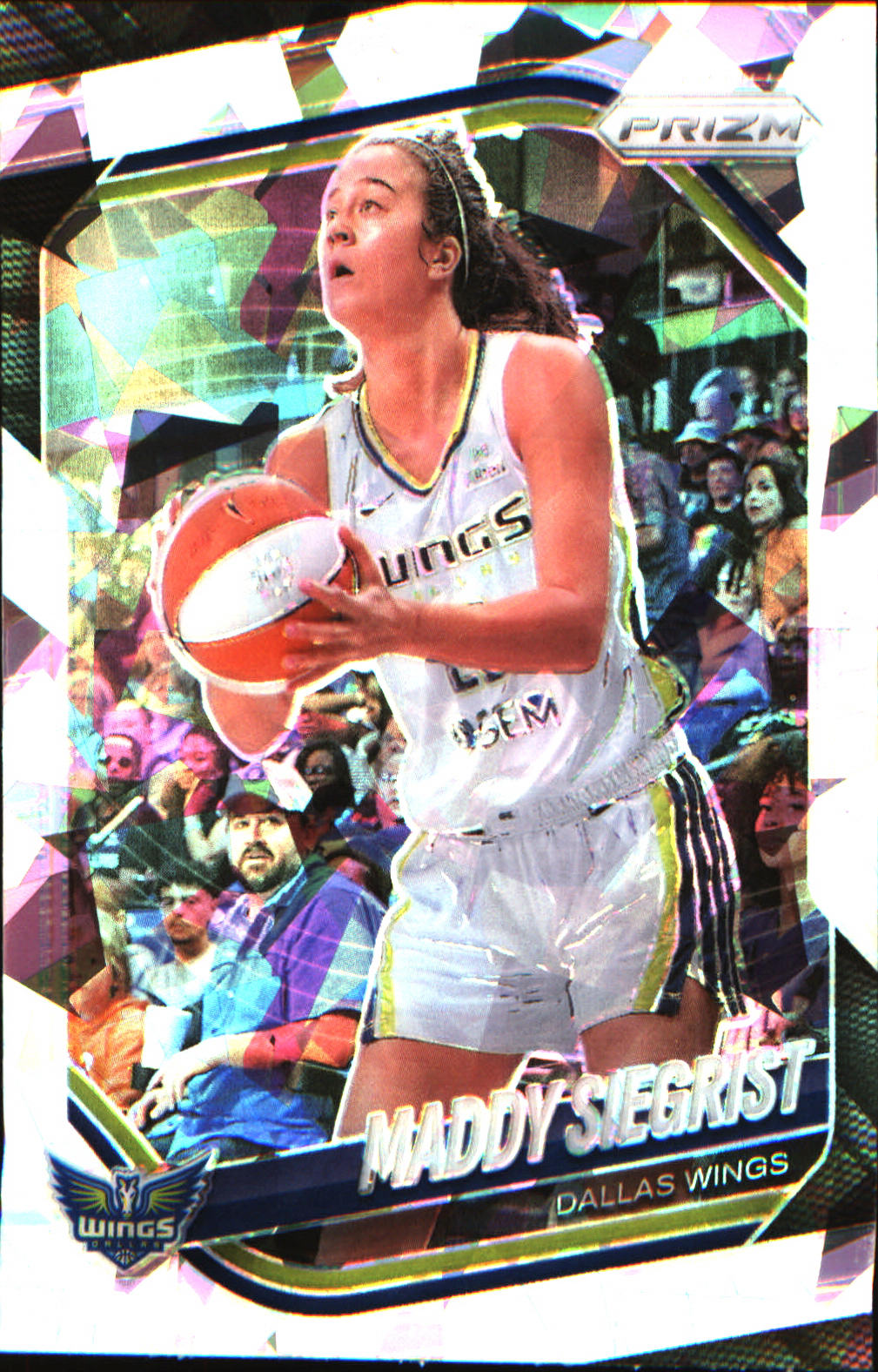 2025 Panini Prizm WNBA Ice Prizm #50 Maddy Siegrist