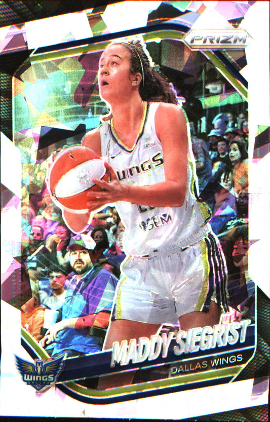 2025 Panini Prizm WNBA Ice Prizm #50 Maddy Siegrist