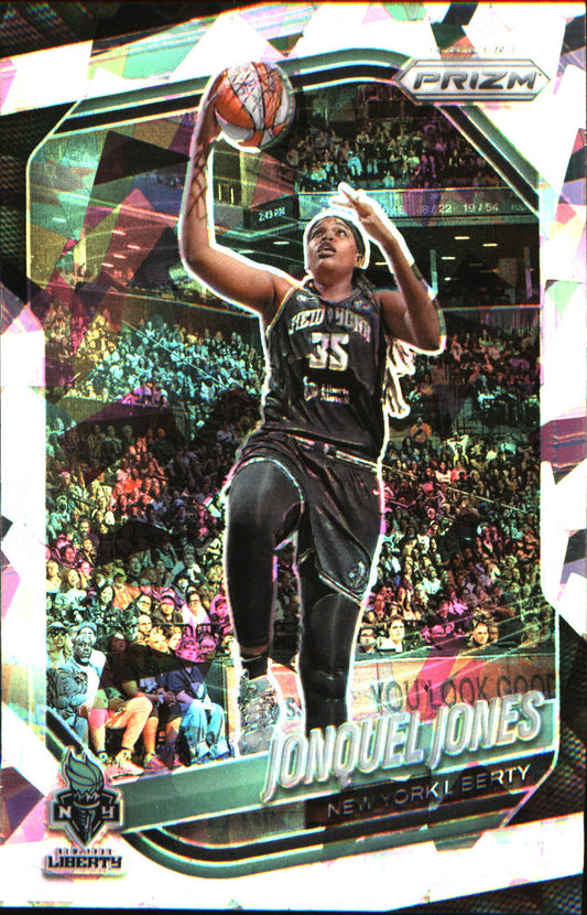 2025 Panini Prizm WNBA Ice Prizms #52 Jonquel Jones