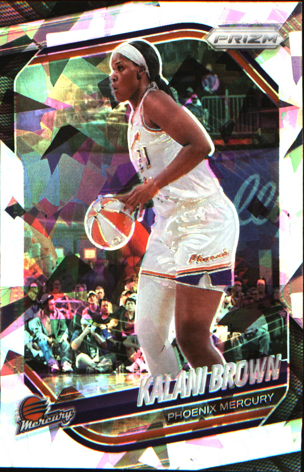 2025 Panini Prizm WNBA Ice Prizm #55 Kalani Brown